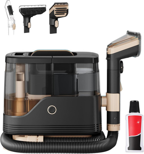 Carpet and upholstery cleaner - and,